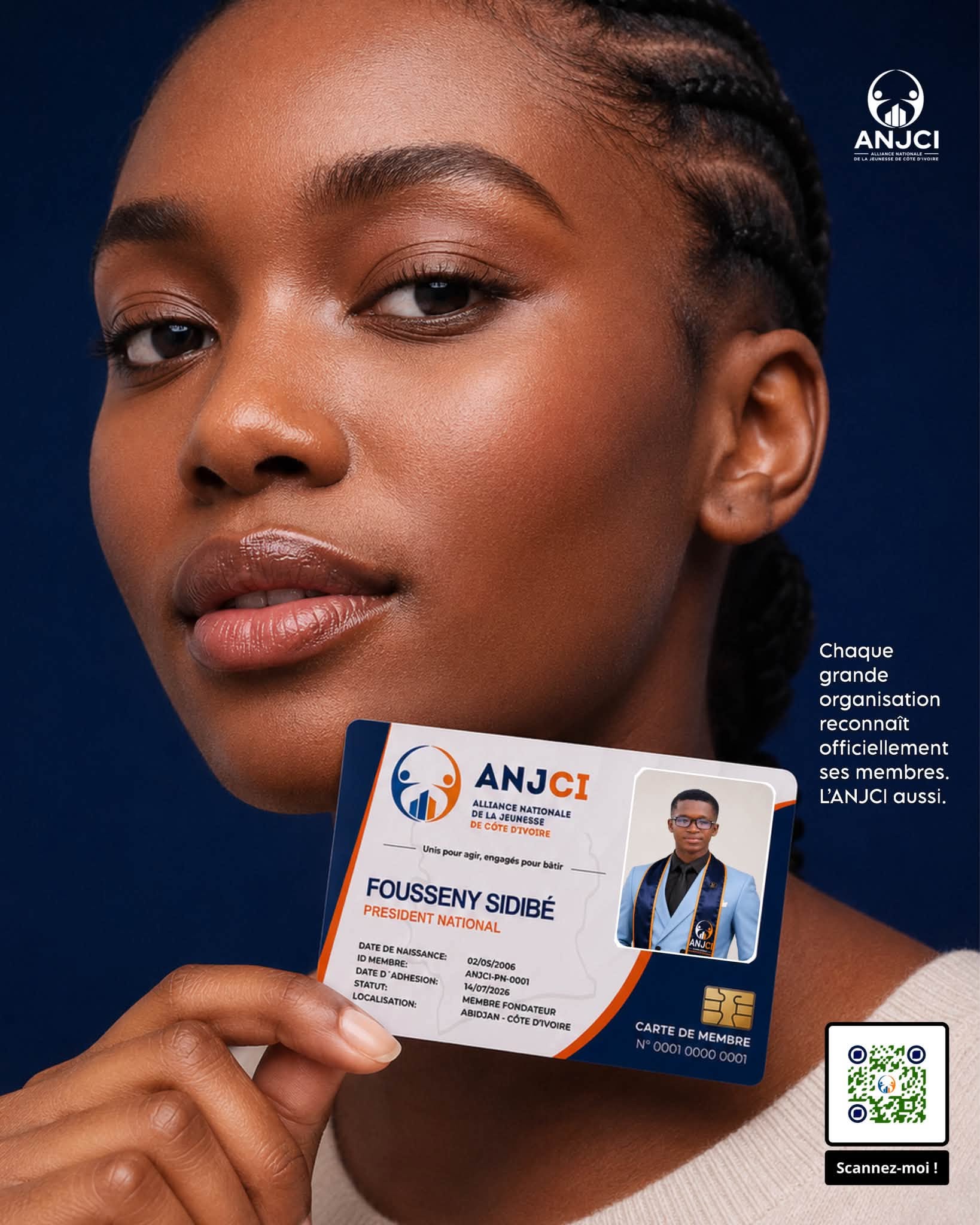 CARTE OFFICIELLE DE L'ANJCI